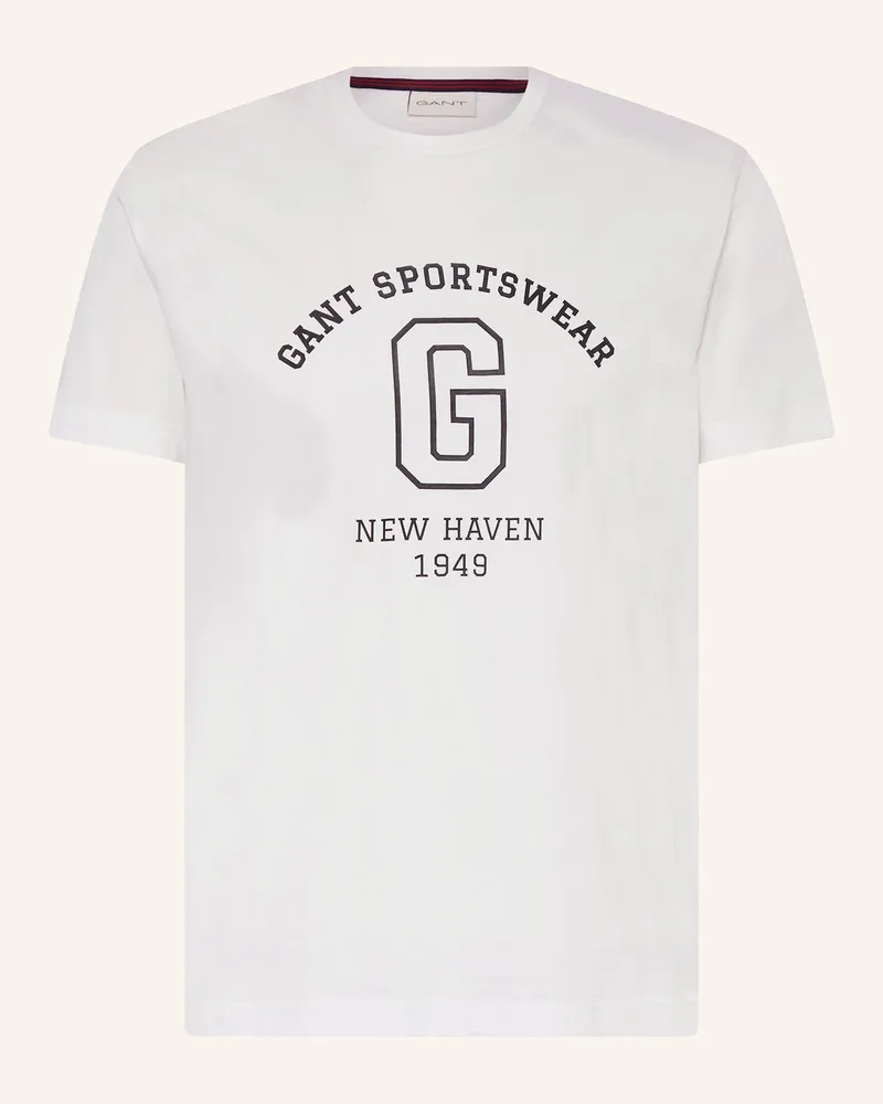 Gant T-Shirt Weiss