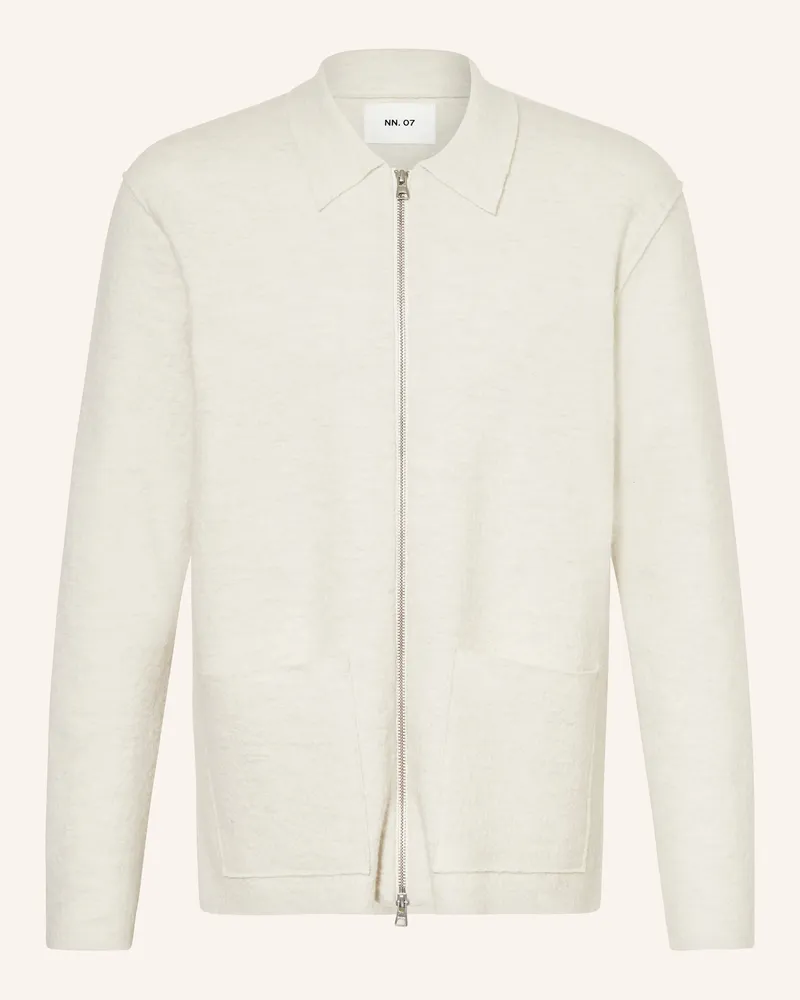 NN 07 Strickjacke Jonas weiss Creme