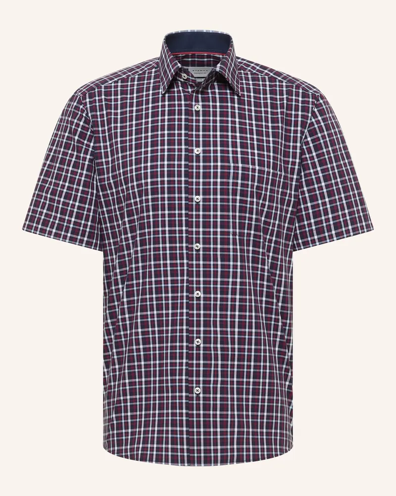 Eterna Kurzarm-Hemd MODERN FIT Dunkelblau