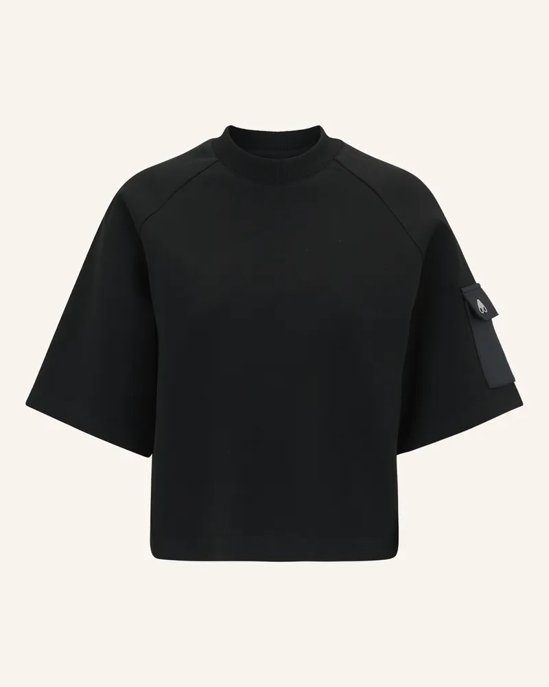 Moose Knuckles T-Shirt MIXMEDIA Schwarz