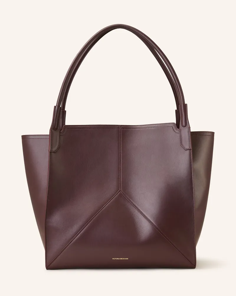 Victoria Beckham Shopper Dunkelrot