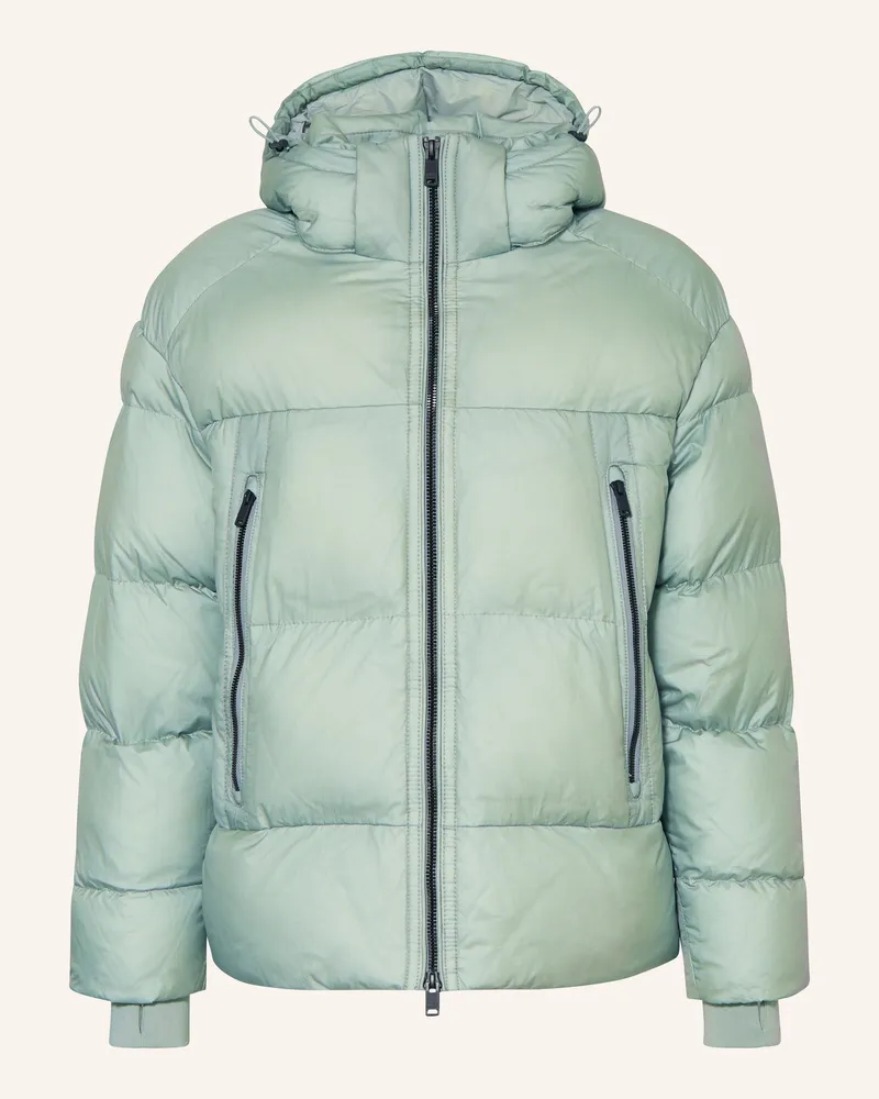 HUGO BOSS Steppjacke ORBOK mit abnehmbarer Kapuze Mint