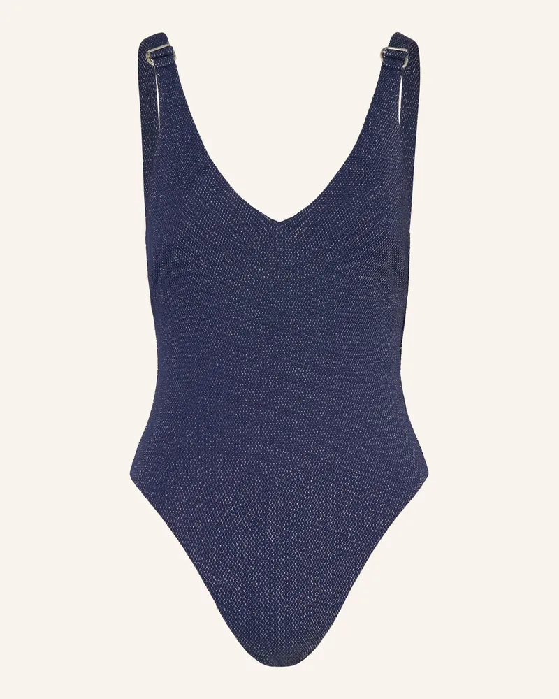 JETS Australia Badeanzug Tirari Nights Mit Glitzergarn blau Dunkelblau