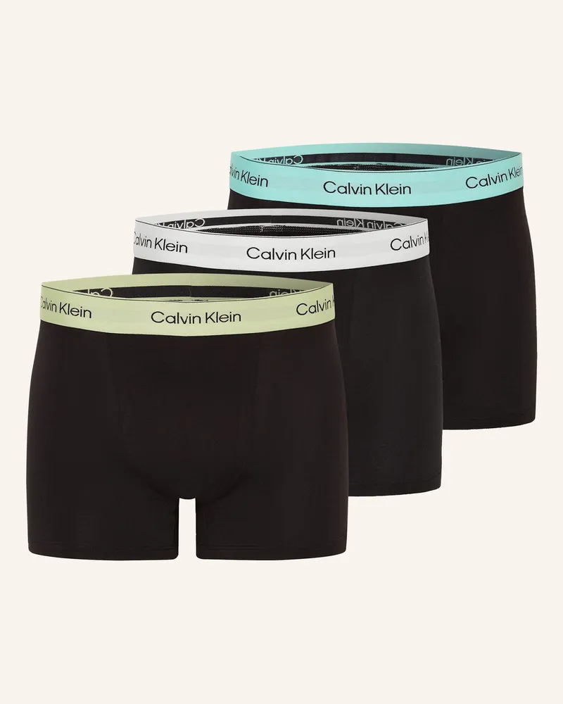 Calvin Klein 3er-Pack Boxershorts ICON COTTON Relaxed Fit Schwarz