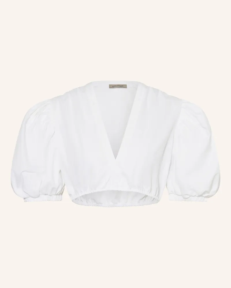 CocoVero Dirndlbluse ZENTA Weiss