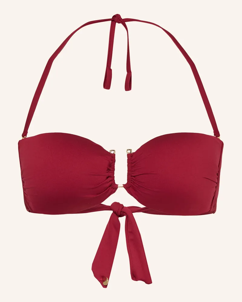 Max Mara Bandeau-Bikini-Top Amelia rot Dunkelrot