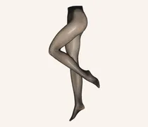 Feinstrumpfhose Shimmer Effect Mit Glitzergarn silber