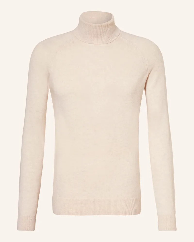 paul Rollkragenpullover aus Cashmere Beige
