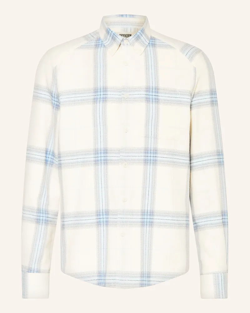 Drykorn Flanellhemd LIET Regular Fit Blaugrau