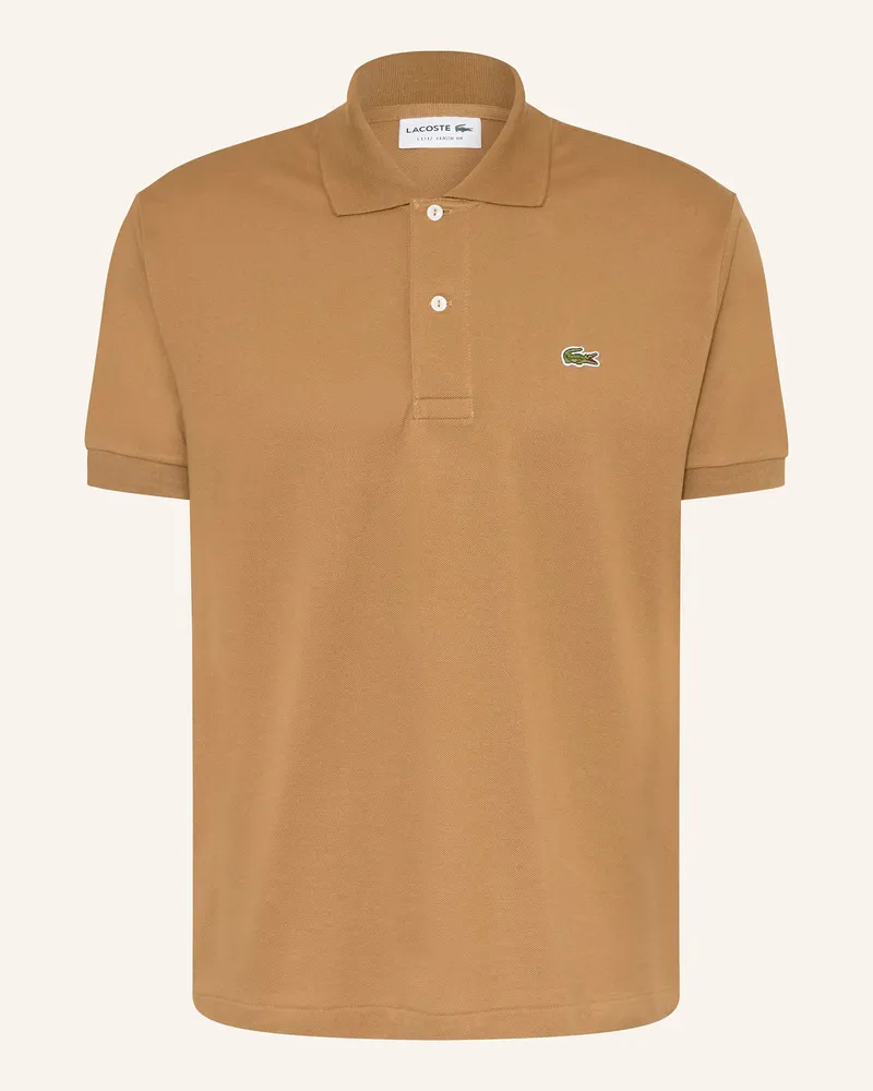 Lacoste Piqué-Poloshirt Classic Fit braun Hellbraun