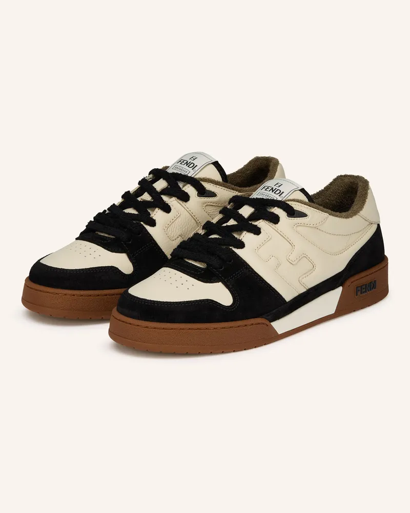 Fendi Sneaker Match braun Creme