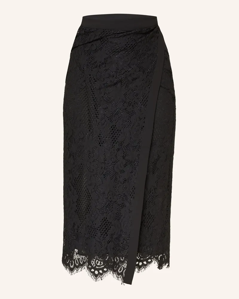 Pinko Wickelrock GALLETTA aus Spitze Schwarz