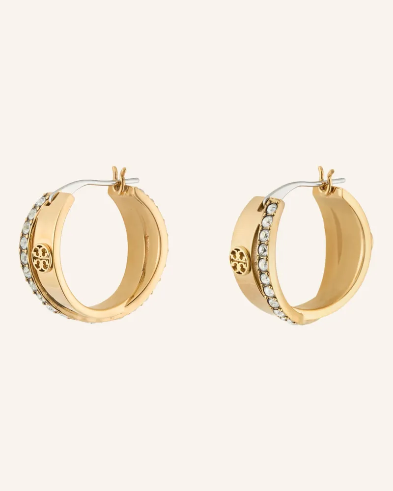 Tory Burch Creolen Icon Pavé gold Gold