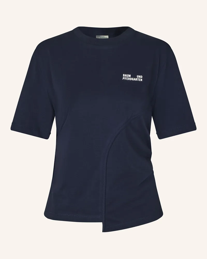 Baum und Pferdgarten T-Shirt JOSJE Dunkelblau