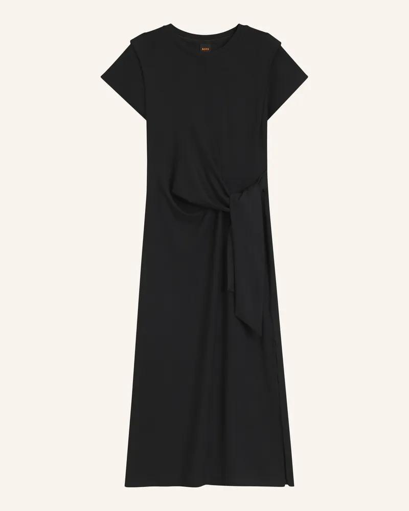 HUGO BOSS Jersey-Kleid C_Erlays Regular Fit schwarz Schwarz