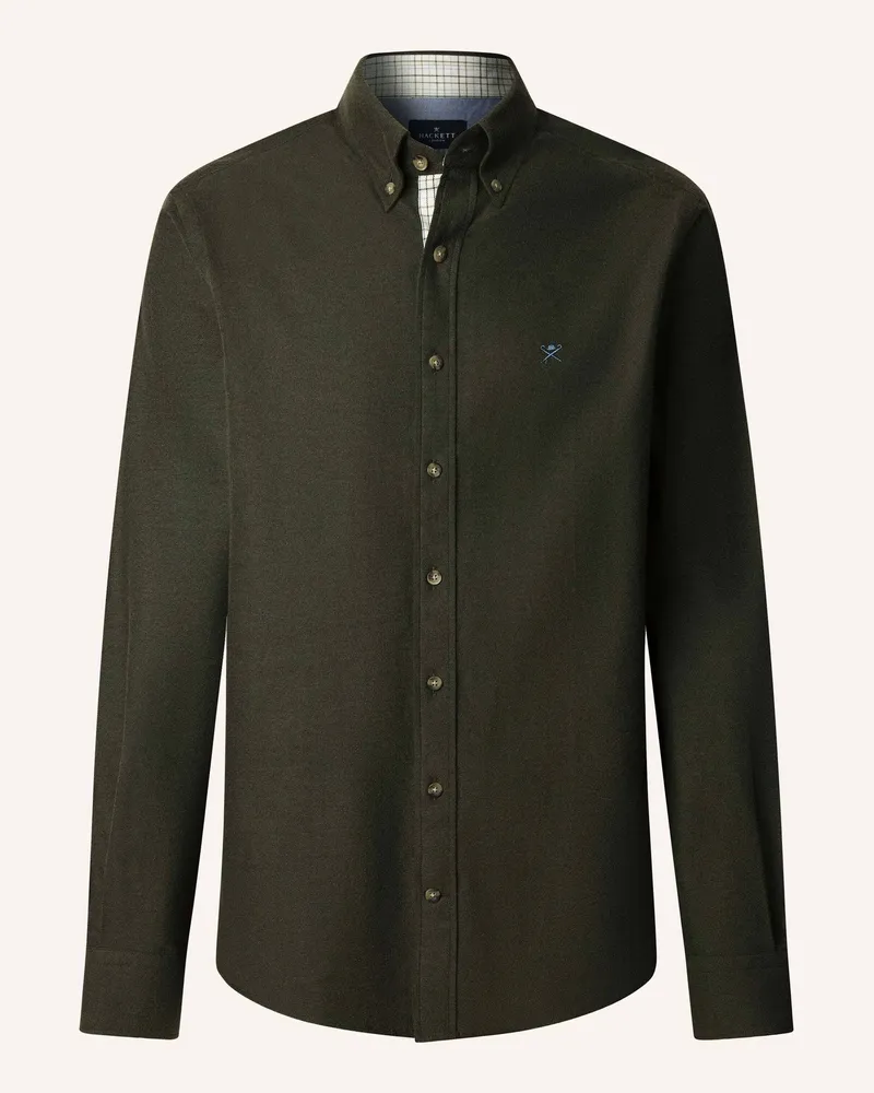Hackett Freizeithemd FLANNEL MULTI TRIM Grün
