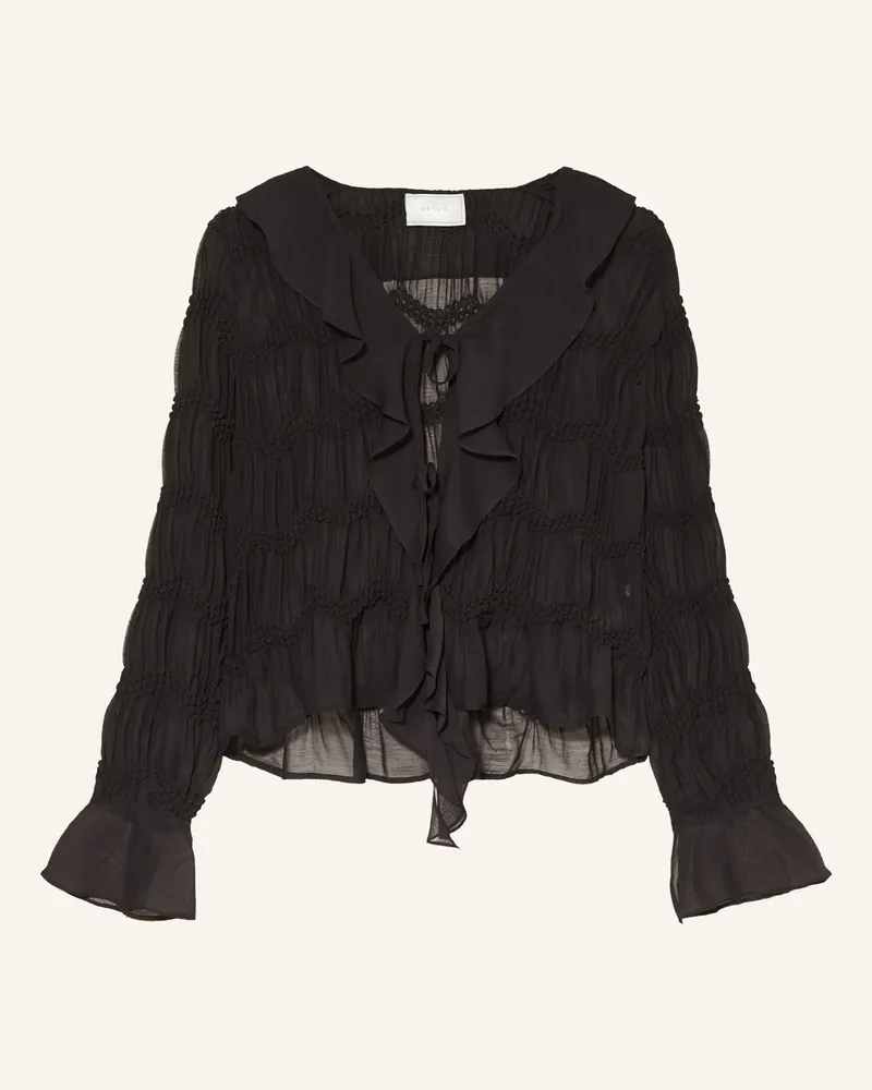 Neo Noir Bluse Anika schwarz Schwarz