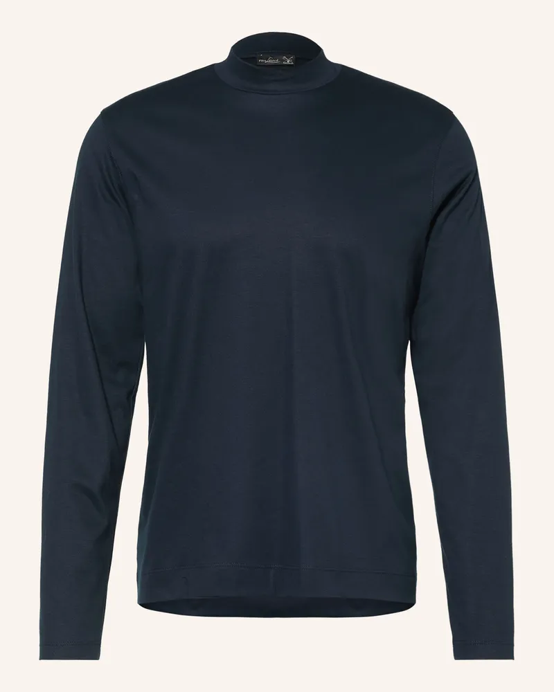 van Laack Longsleeve Vl-pamos1-Xx blau Dunkelblau