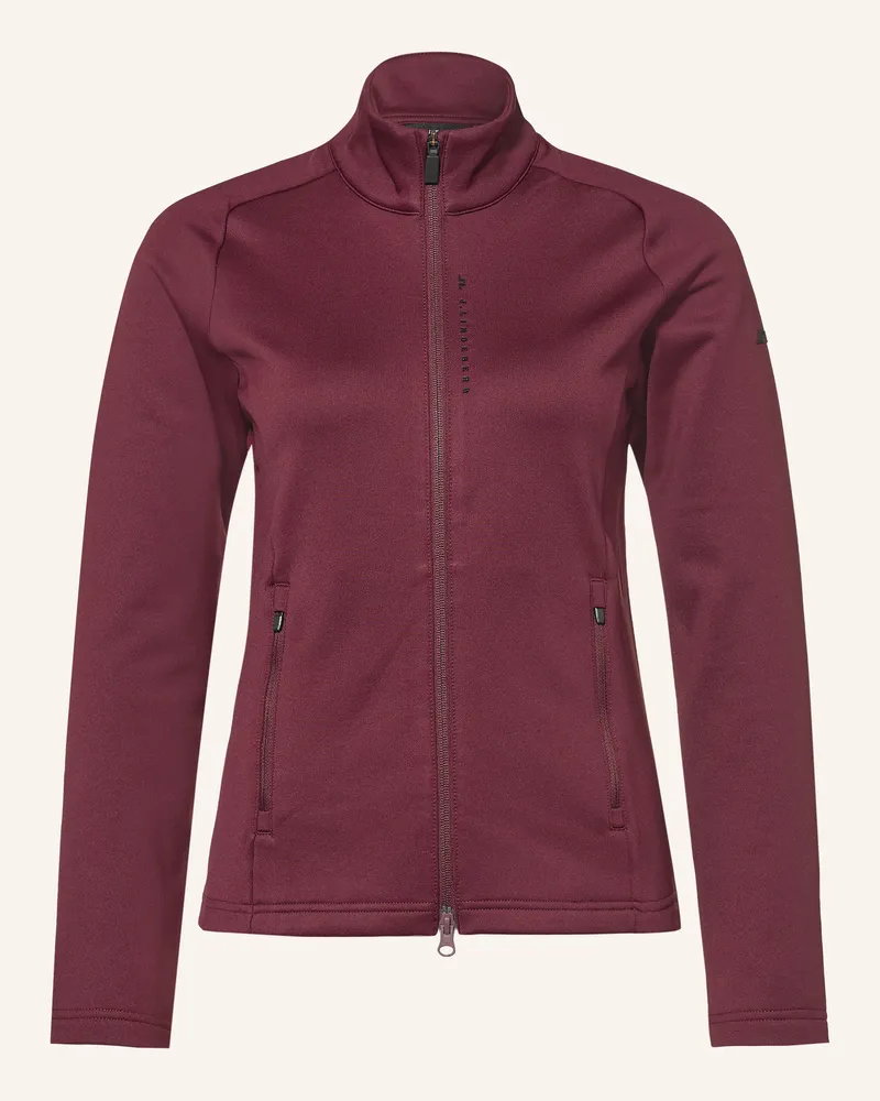 J.Lindeberg Midlayer-Jacke rot Dunkelrot