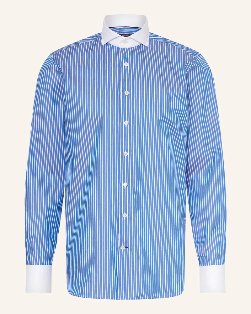 Olymp Hemd tailored fit Blau