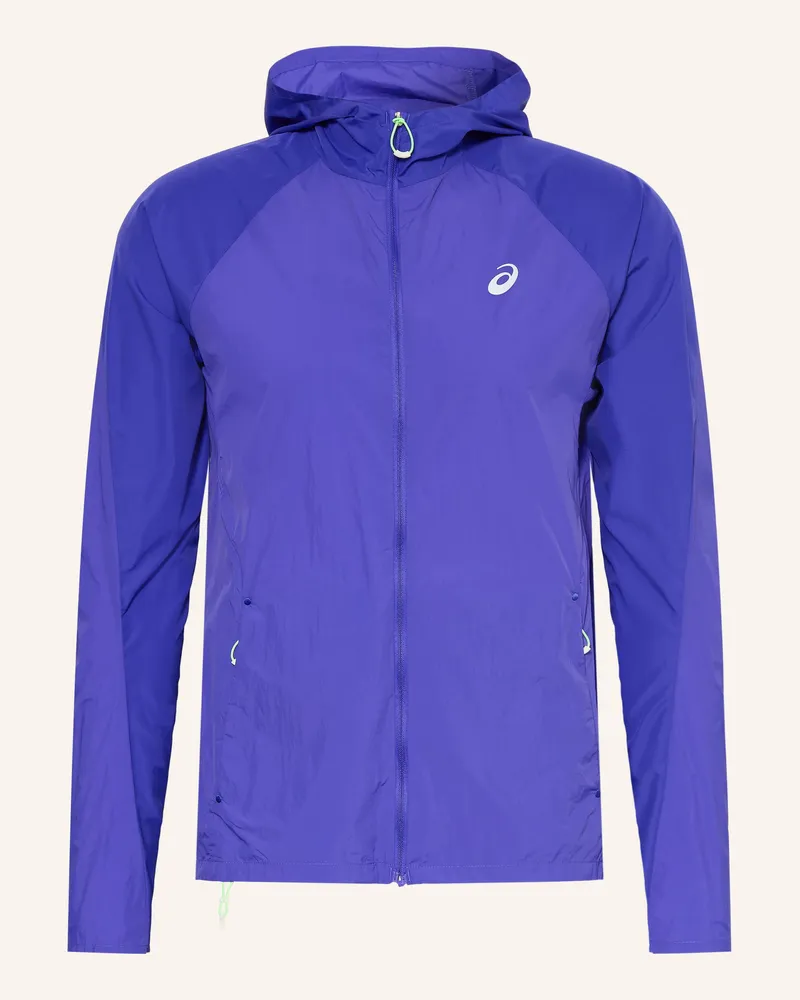 Asics Laufjacke Road blau Blau