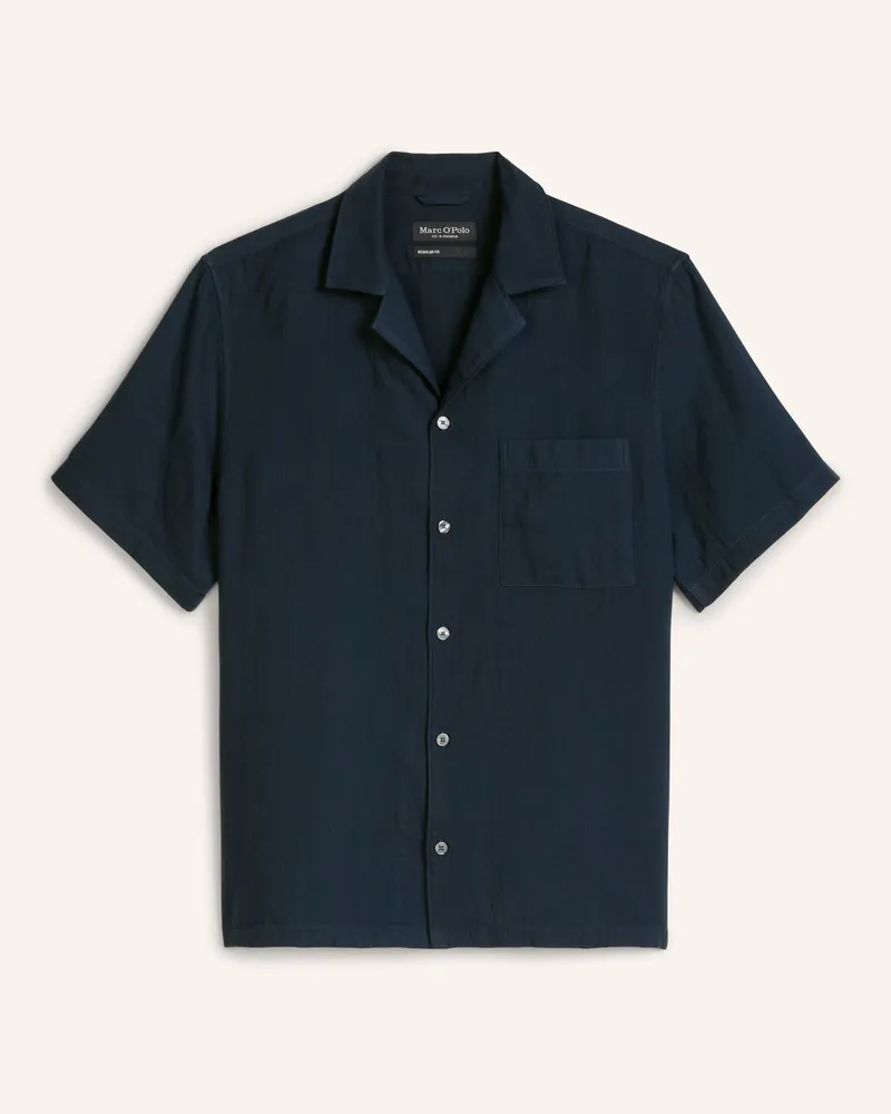 Marc O'Polo Hemd blau Dunkelblau