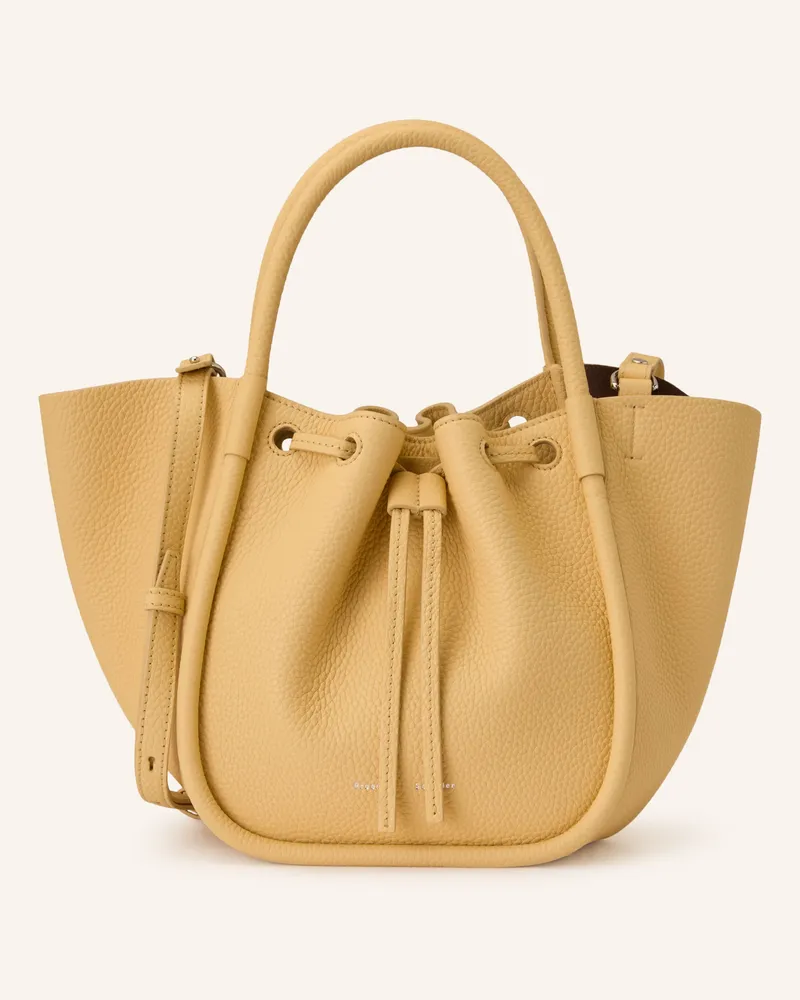 Proenza Schouler Handtasche Ruched Small beige Hellgelb