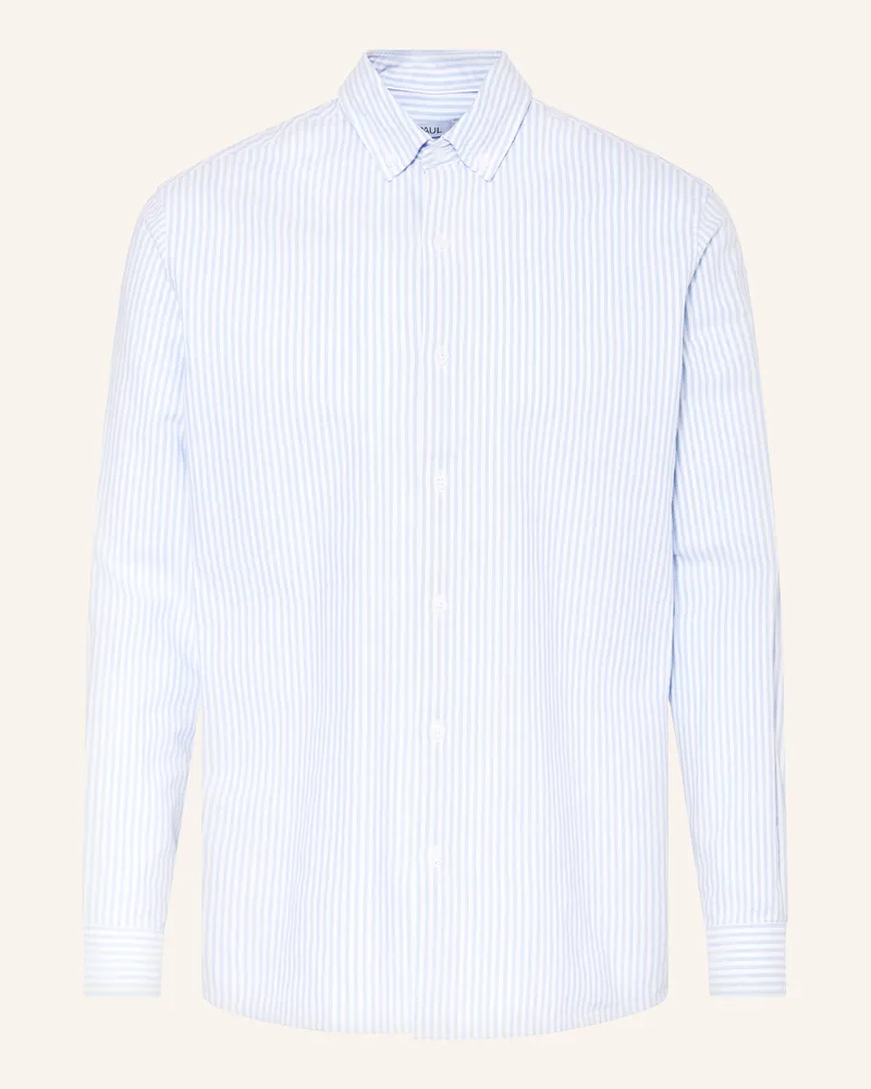 paul Hemd Comfort Fit blau Weiss