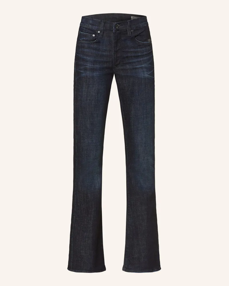 G-STAR RAW Flared Jeans 3301 Flare blau J368
