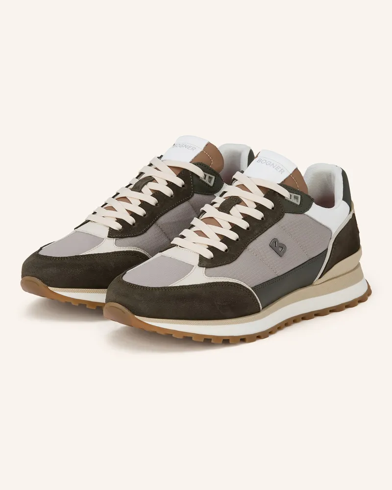 Bogner Sneaker Newport beige Oliv