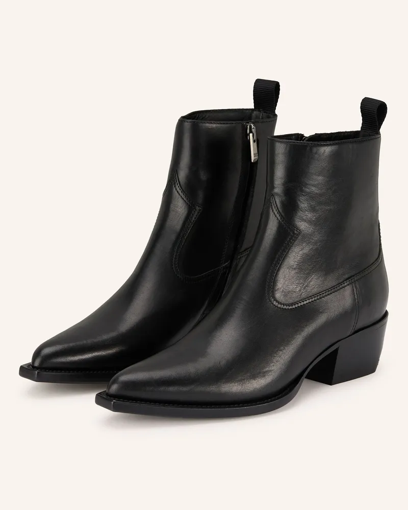 Golden Goose Cowboy Boots Debbie schwarz Schwarz