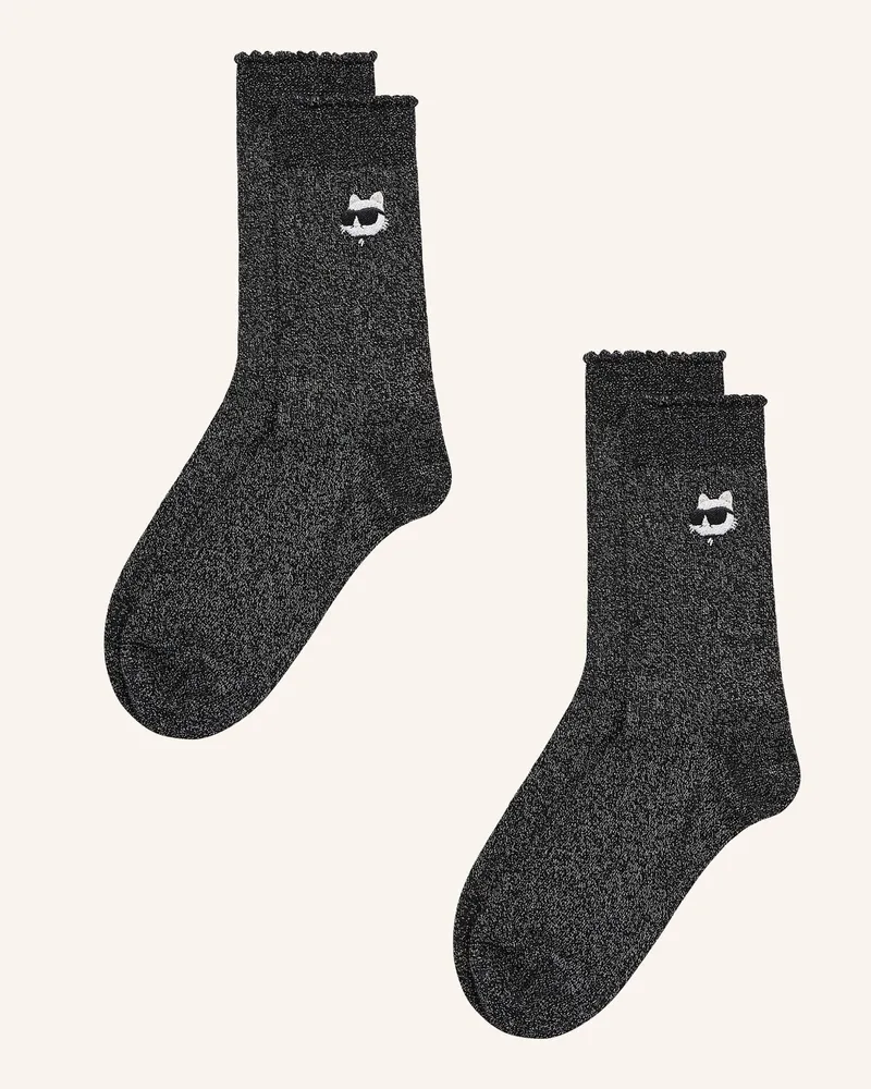 Karl Lagerfeld Socken schwarz Schwarz