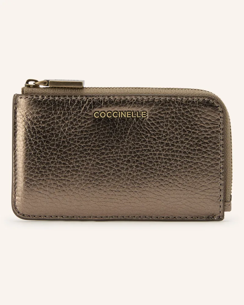 Coccinelle Kartenetui braun Khaki
