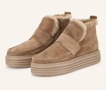 Plateau-Boots Lilo braun