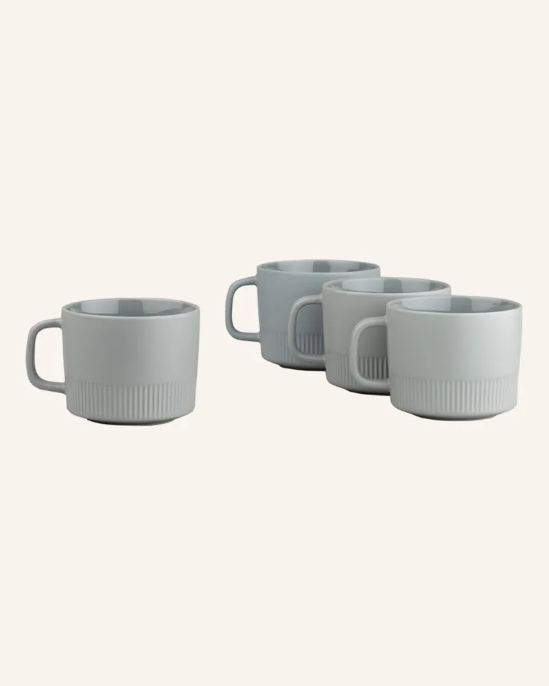Marc O'Polo 4er-Set Henkelbecher MOMENTS Grau