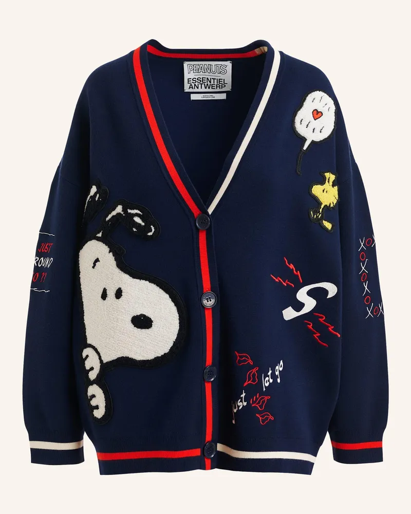 Essentiel Strickjacke Jaseball blau Blau