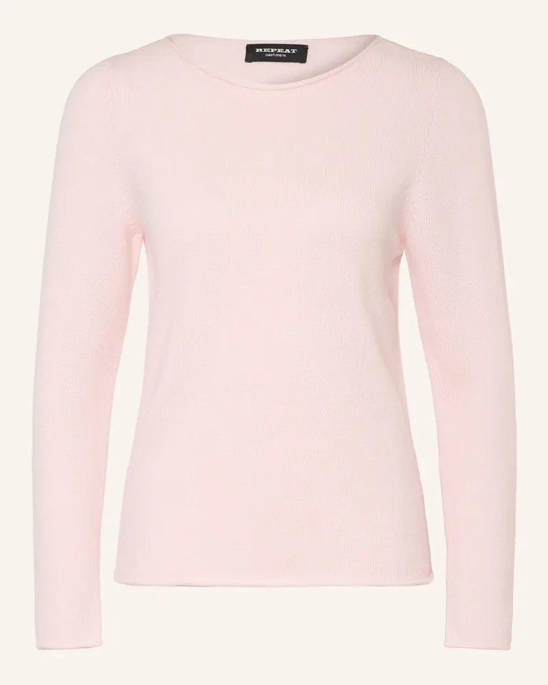 Repeat Cashmere-Pullover rosa Hellrosa