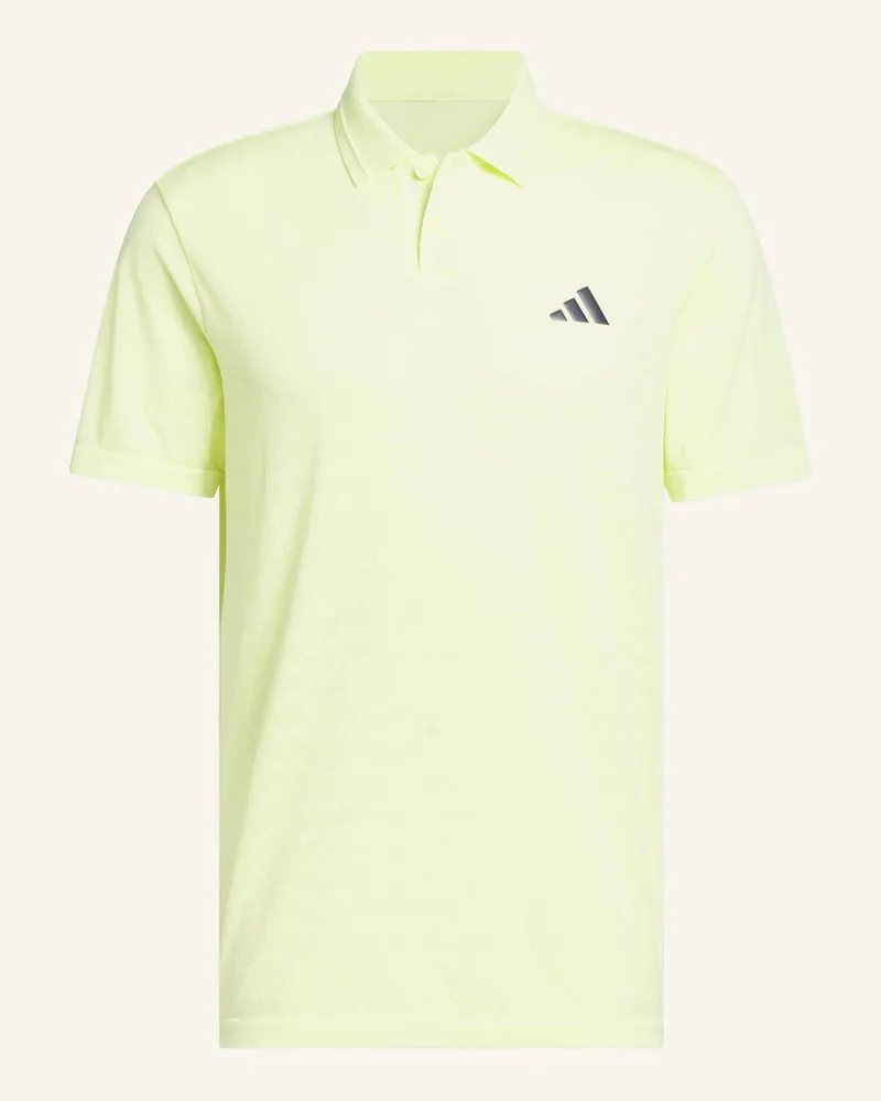 adidas ultimate365 Tour Seamless Poloshirt gelb Weiss