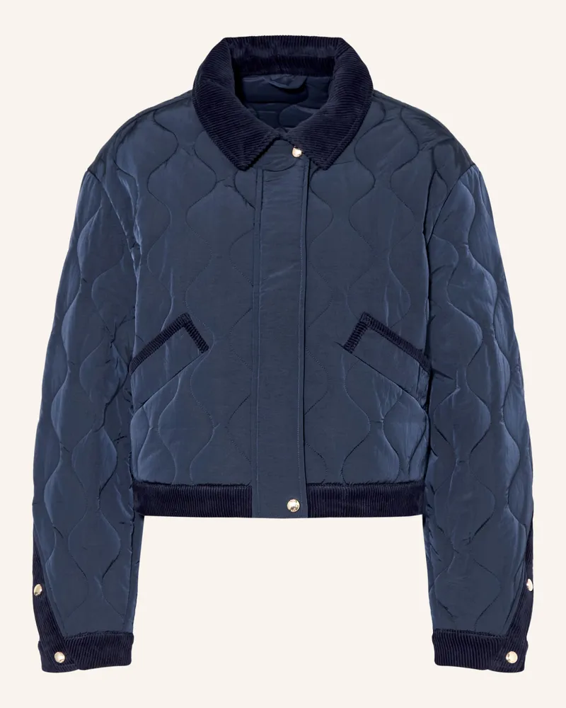 Maje Steppjacke blau Dunkelblau