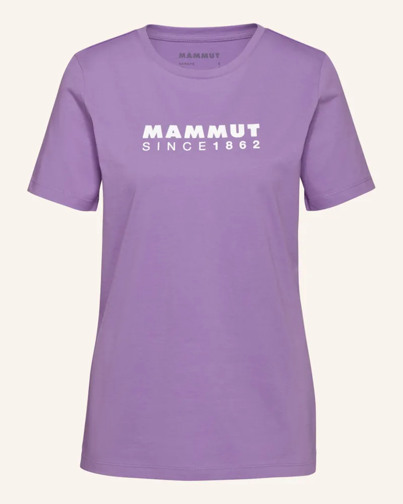 Mammut T-Shirt Core Logo lila Lila
