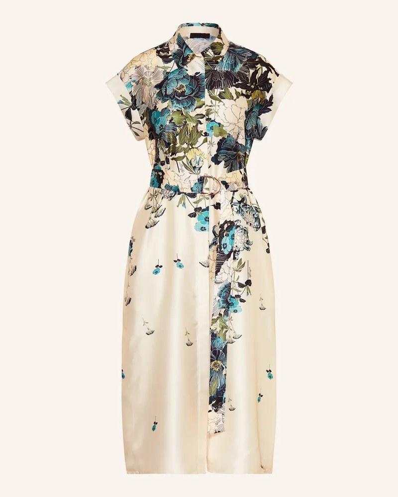 Liu Jo Hemdblusenkleid aus Satin Creme