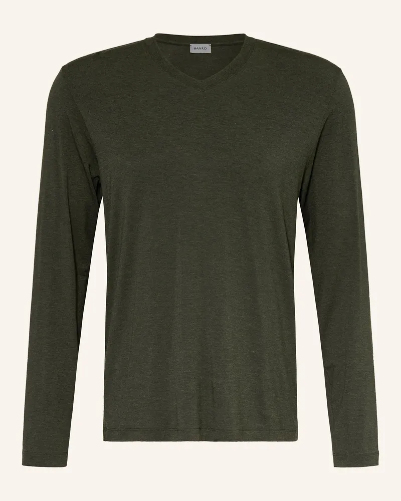 Hanro Schlafshirt CASUALS Khaki