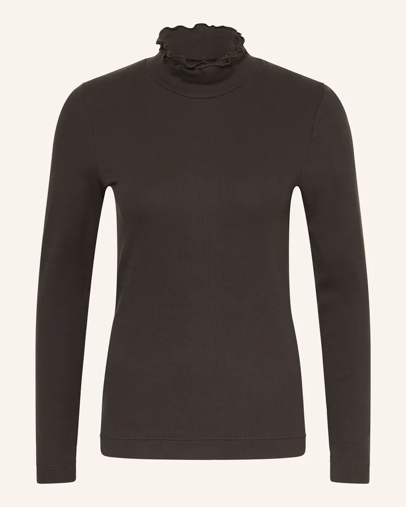 ZAíDA Longsleeve Dunkelbraun
