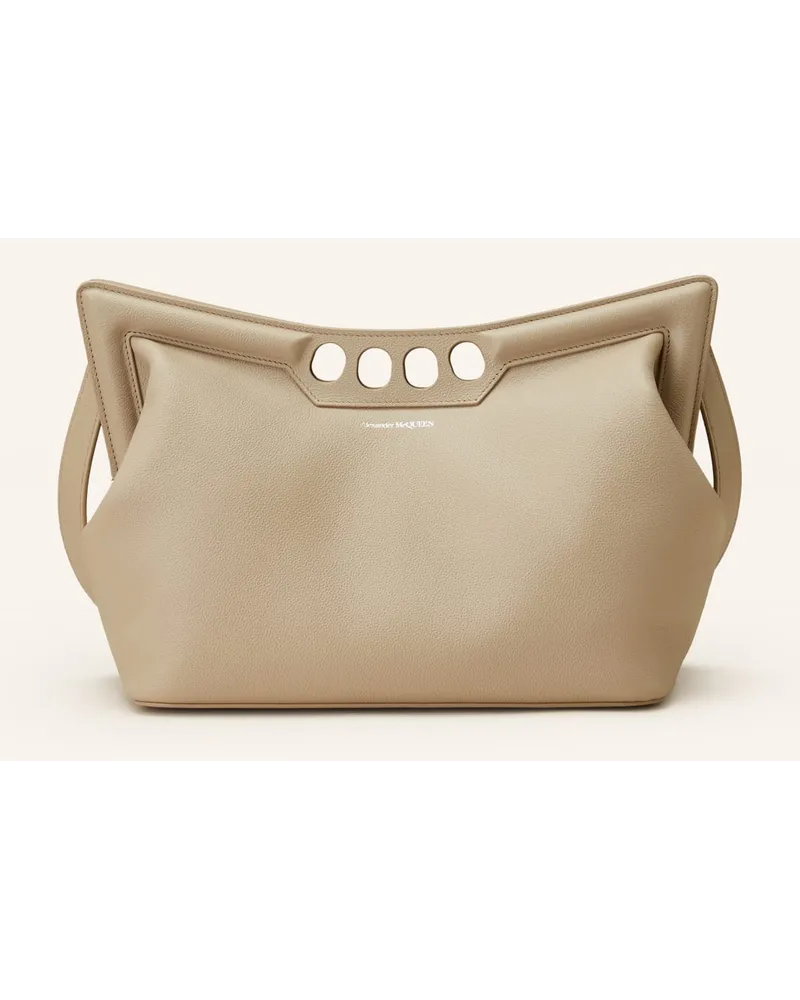 Alexander McQueen Umhängetasche THE PEAK mit Pouch Beige