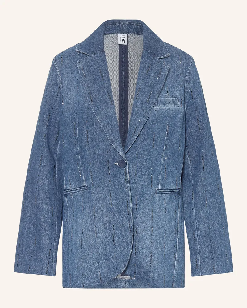 Liu Jo Jeansblazer Mit Schmucksteinen blau Blau