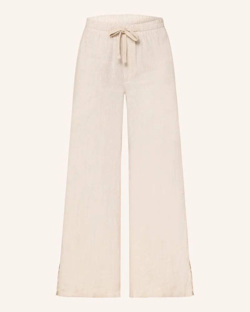 Cartoon Leinenhose Creme