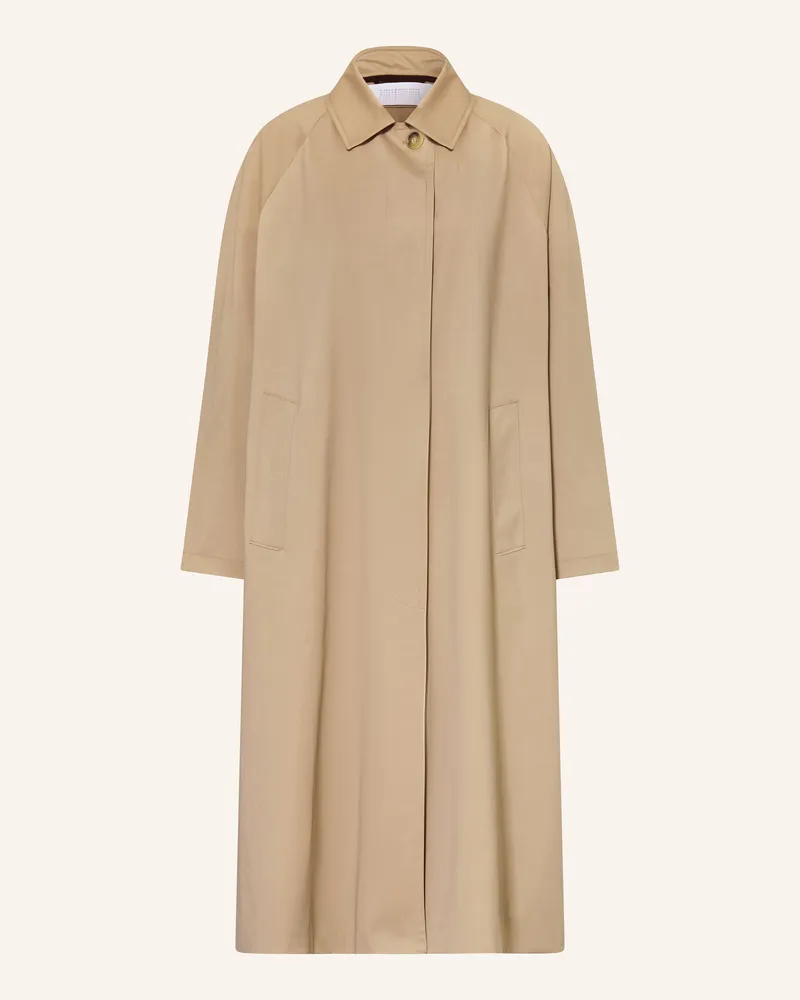 Harris Wharf London Trenchcoat Hellbraun