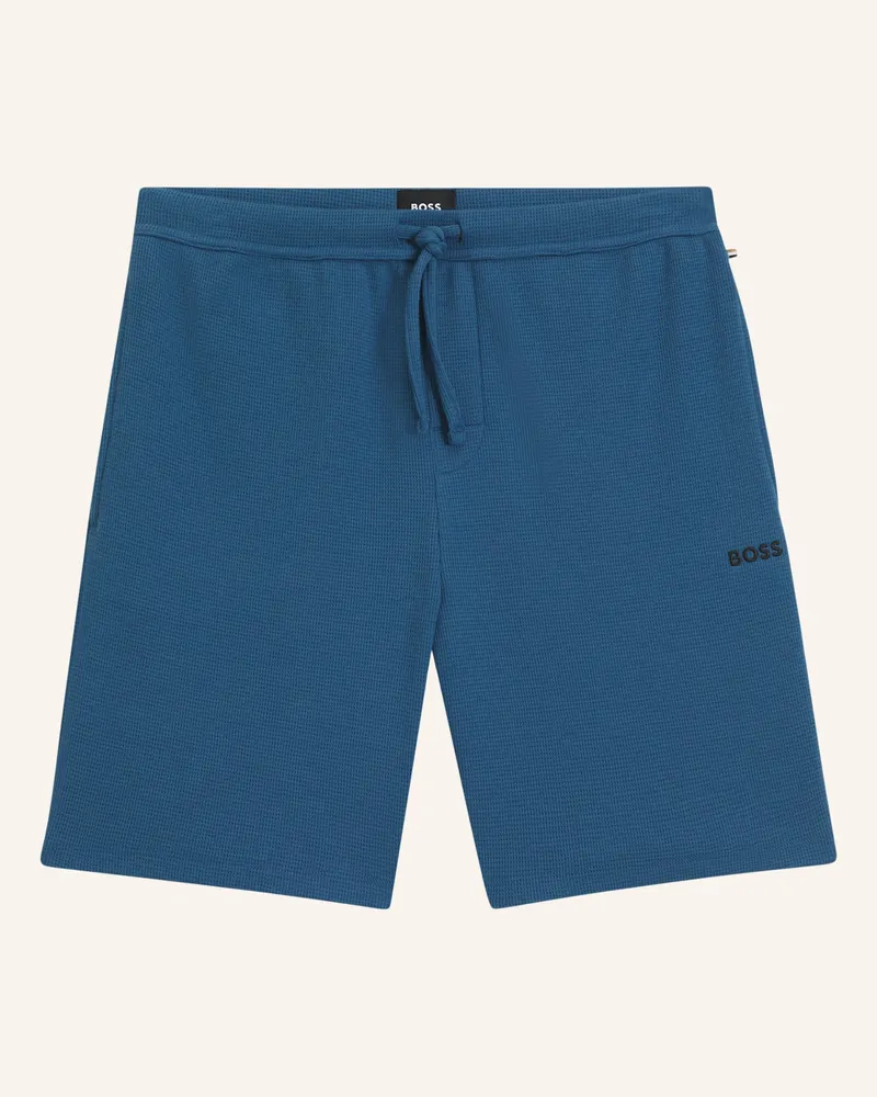 HUGO BOSS Schlafshorts blau Blau