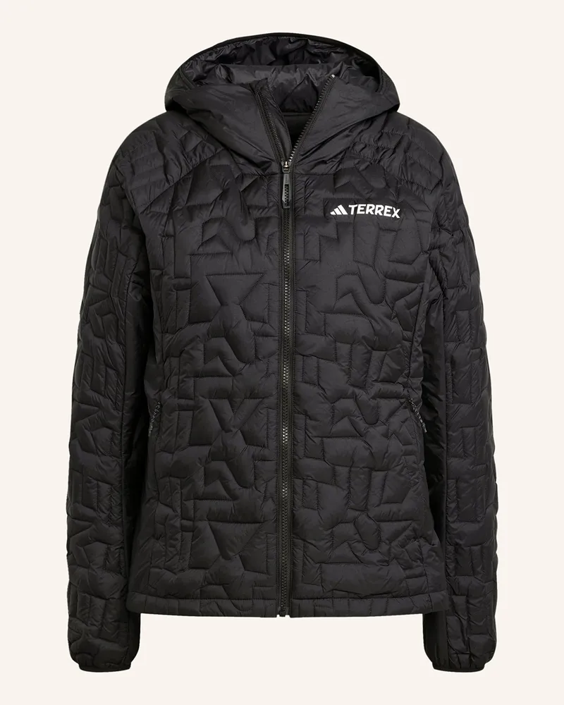 adidas Steppjacke TERREX XPERIOR PRIMALOFT LOOSE FILL HOODED Schwarz