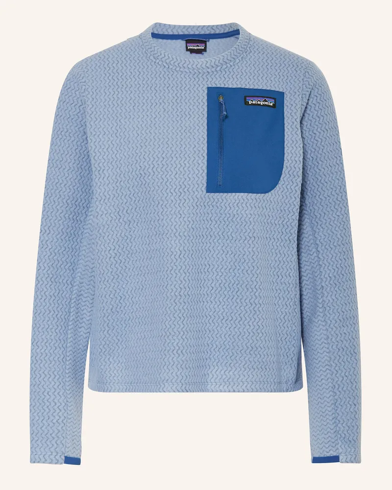 Patagonia Fleecepullover R1® AIR Blaugrau